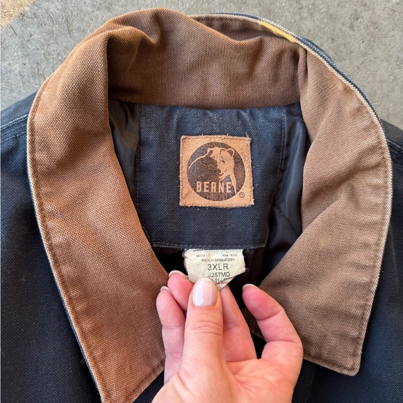 MENS BERNE OUTDOOR WORK JACKET SIZE 3XL - Picture 3 of 4